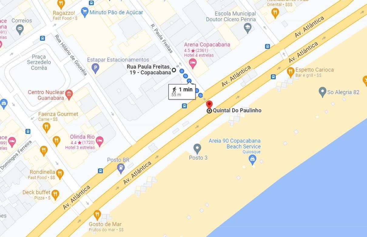 Pf12 - Studio A 1 Minuto Da Praia De Copacabana Rio de Janeiro Zewnętrze zdjęcie